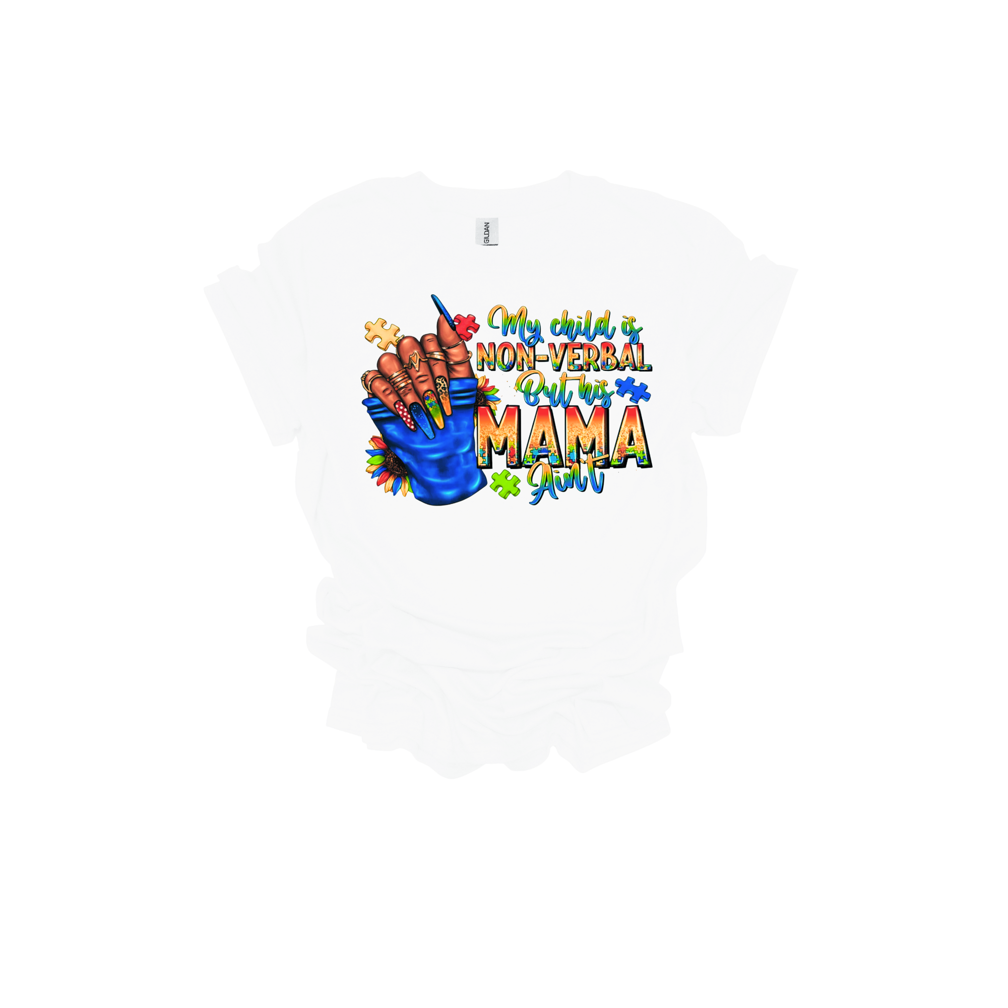 My Child is Non-Verbal Short Sleeve T-Shirt - Legacy 4 Xavier