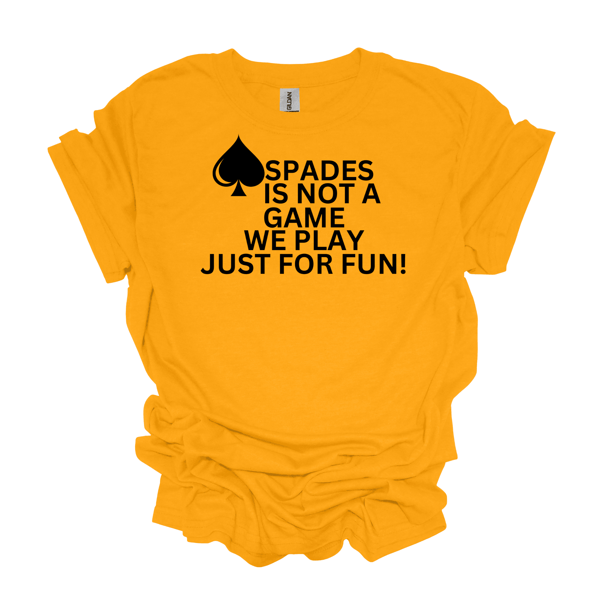 Spades is Not a Game We Play For Fun Short Sleeve Graphic T-Shirt - Legacy 4 Xavier