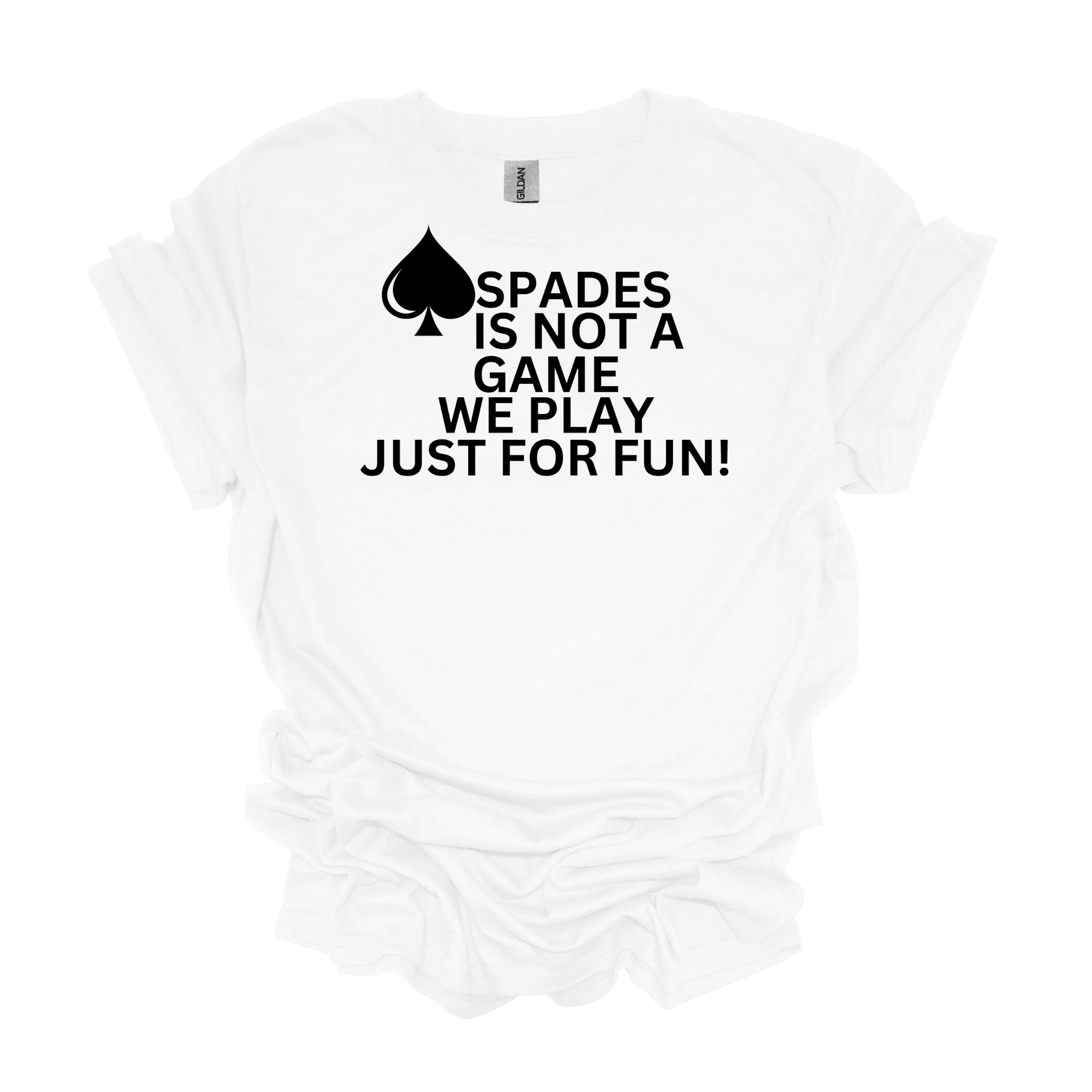 Spades is Not a Game We Play For Fun Short Sleeve Graphic T-Shirt - Legacy 4 Xavier