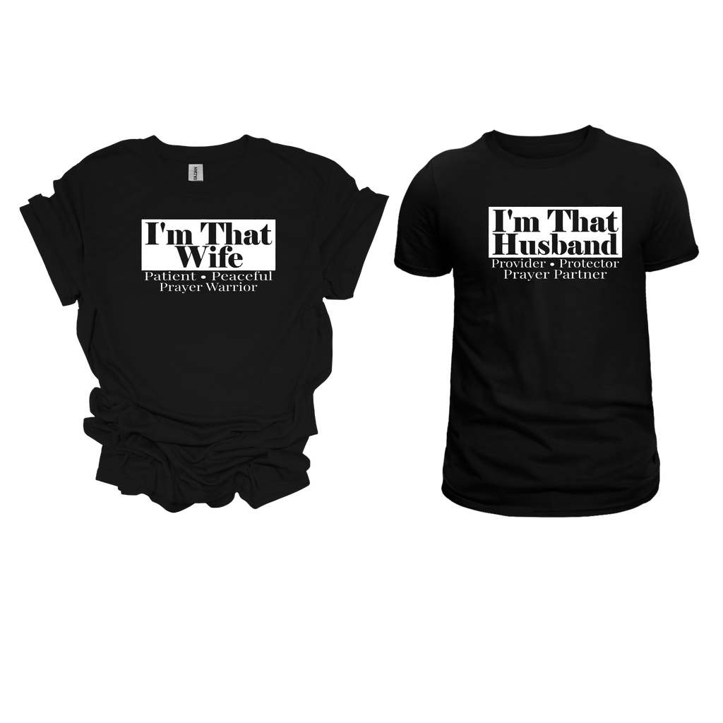 Bundle: That Couple Unisex Crewneck T-Shirt - Legacy 4 Xavier