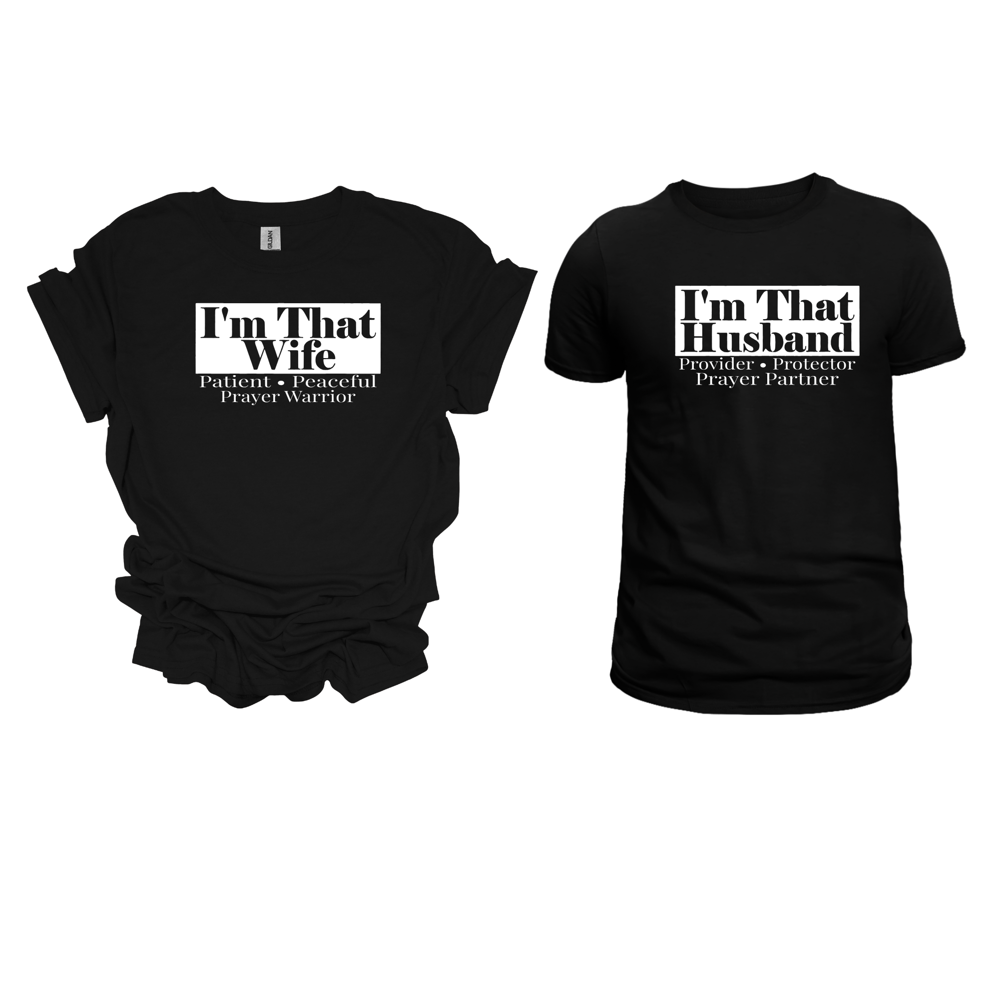 Bundle: That Couple Unisex Crewneck T-Shirt - Legacy 4 Xavier