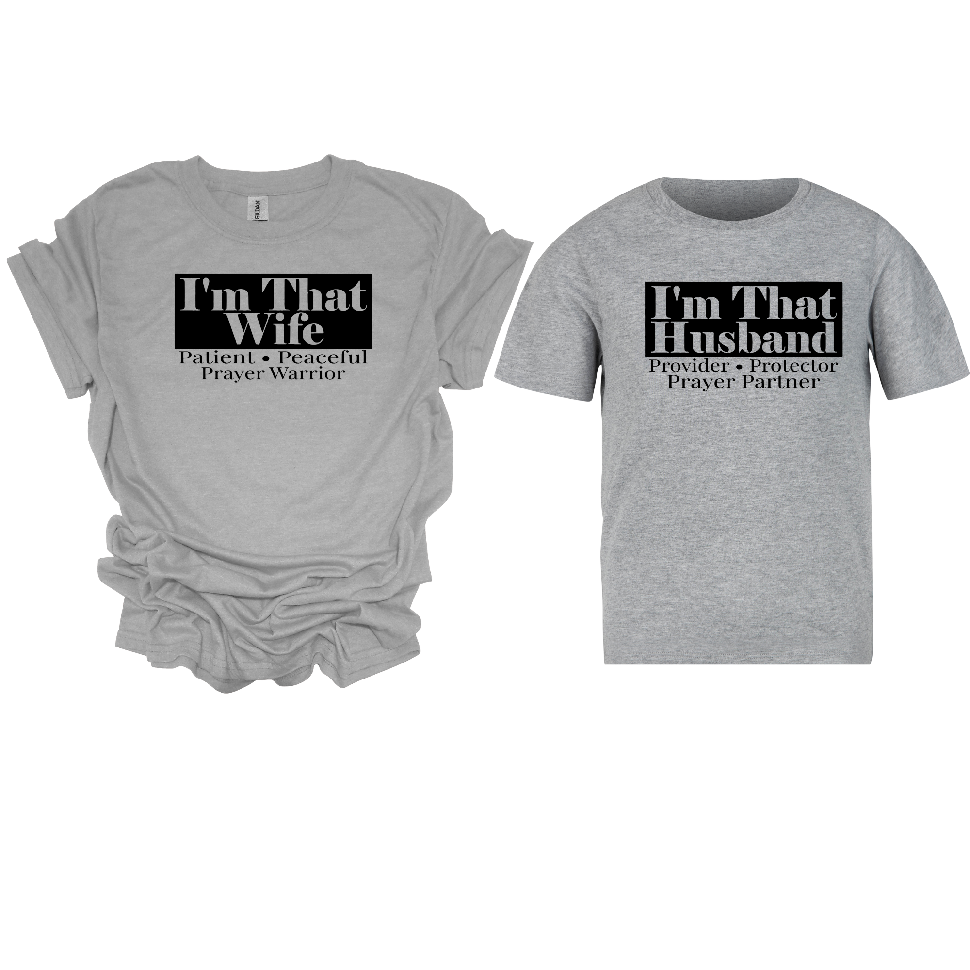 Bundle: That Couple Unisex Crewneck T-Shirt - Legacy 4 Xavier