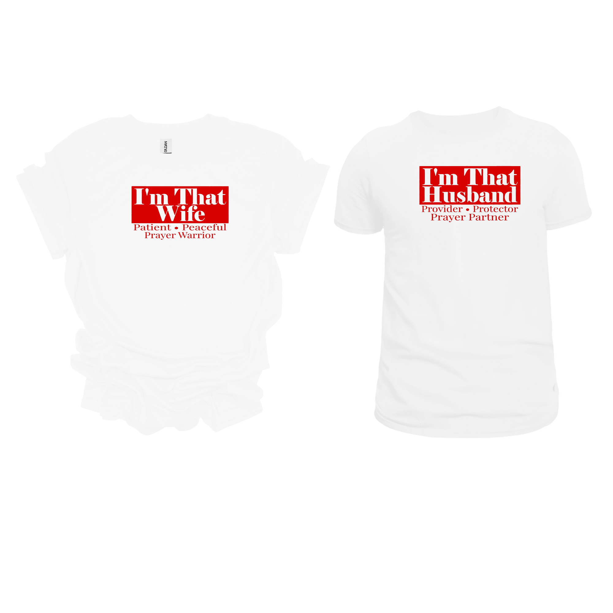 Bundle: That Couple Unisex Crewneck T-Shirt - Legacy 4 Xavier
