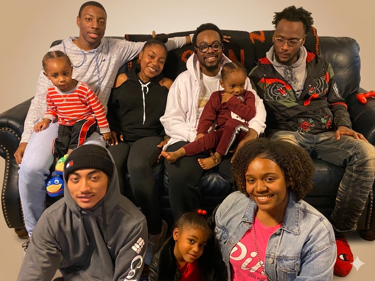 Family photo representing cousin culture and shared legacy through Legacy 4 Xavier