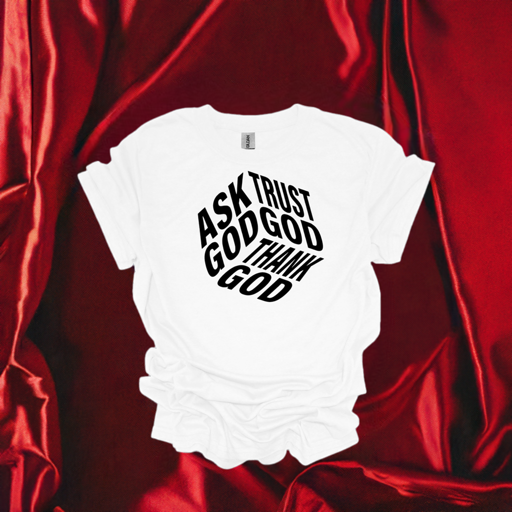 Ask God Unisex Short Sleeve Graphic T-Shirt - Legacy 4 Xavier