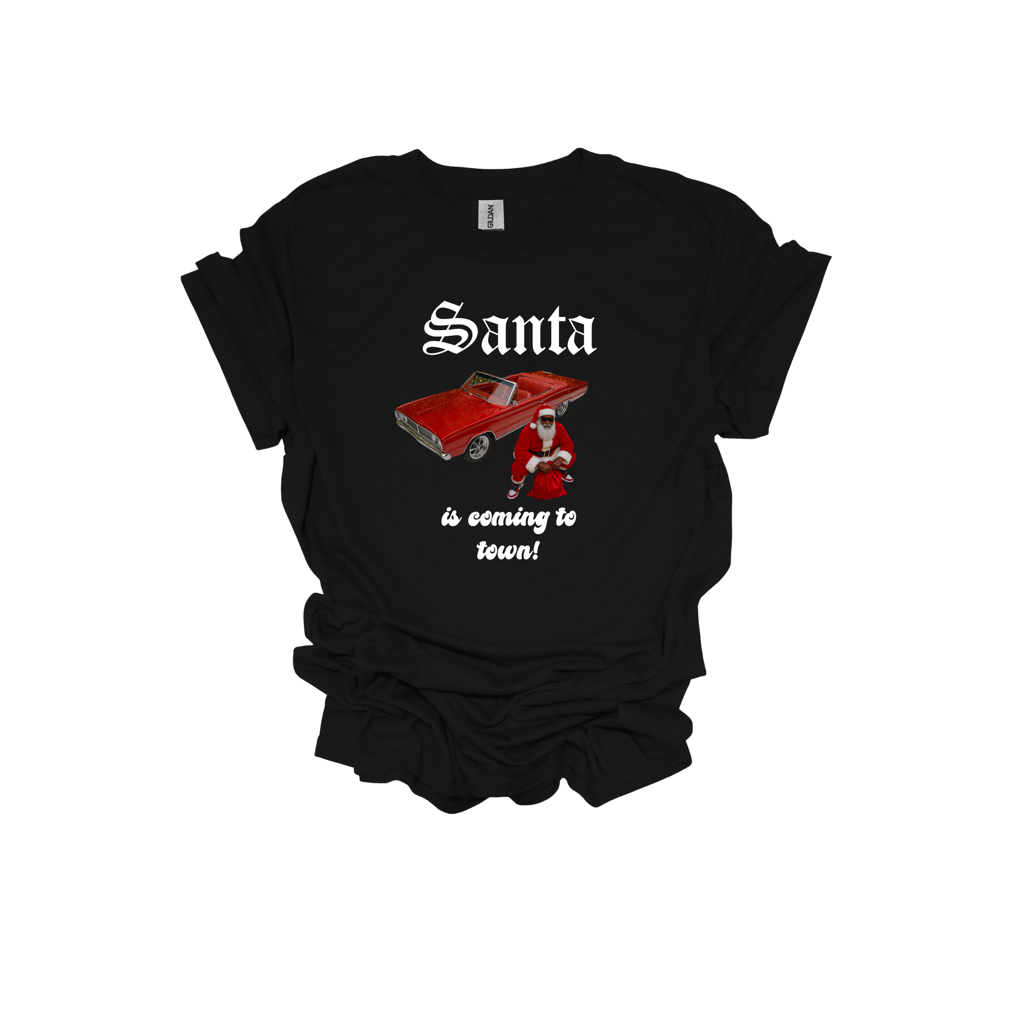 Santa is Coming to Town! Short Sleeve T-Shirt - Legacy 4 Xavier