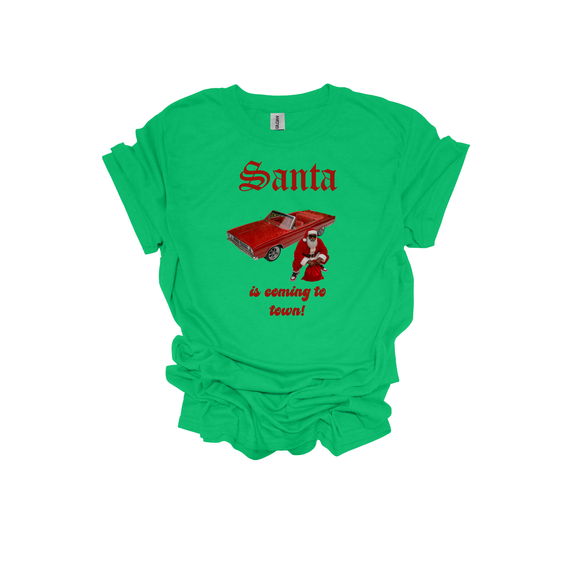 Santa is Coming to Town! Short Sleeve T-Shirt - Legacy 4 Xavier