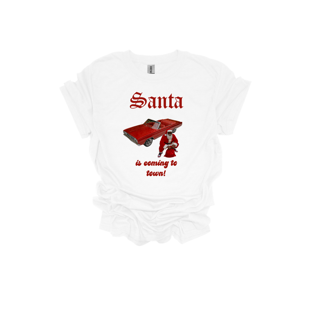 Santa is Coming to Town! Short Sleeve T-Shirt - Legacy 4 Xavier