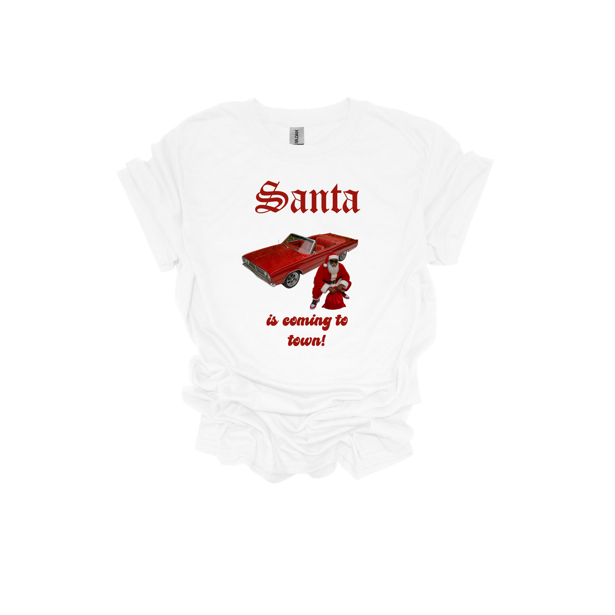 Santa is Coming to Town! Short Sleeve T-Shirt - Legacy 4 Xavier
